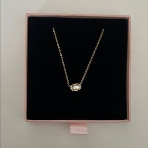 Kendra Scott Gold Necklace with Silver Pendant